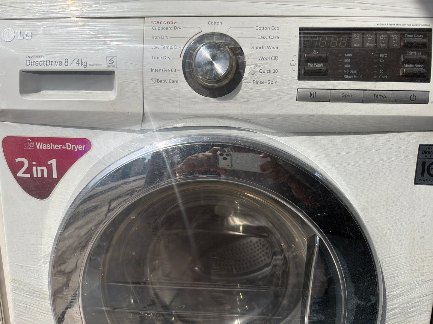 Lg frant loded washing machine full dryer