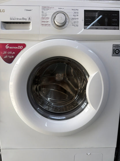 Lg 8 kg frant loded washing machine