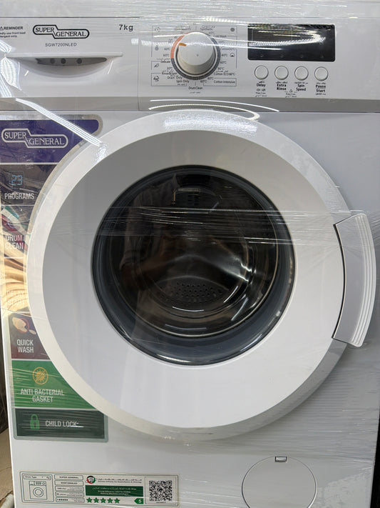 Super gernal 7kg frant loded washing machine
