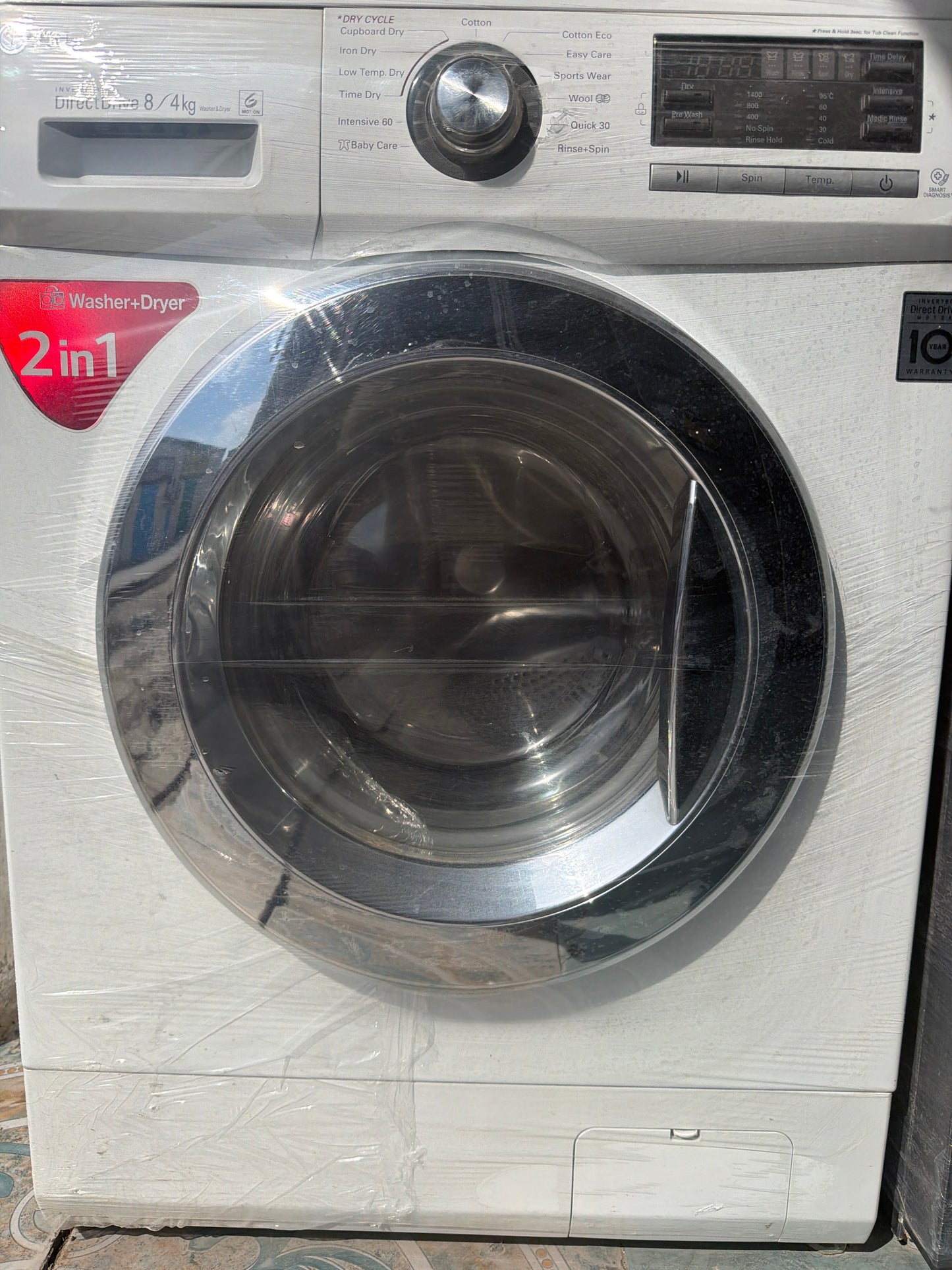 Lg frant loded washing machine full dryer